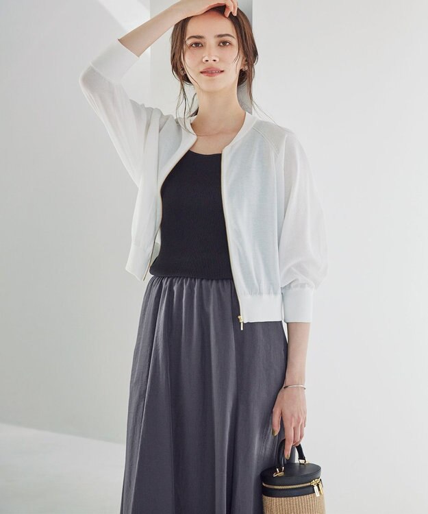 23区 S 【SLOW/一部店舗限定】ブライトヴィンテージクロス スカート グレー系