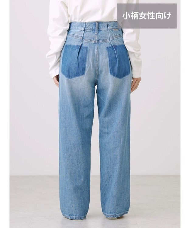 AMERICAN HOLIC アシンメトリーデニムワイドパンツ Indigo