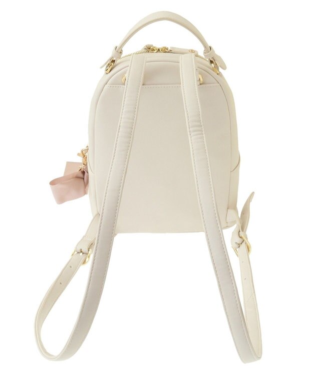 Maison de FLEUR リボンMリュック Ivory