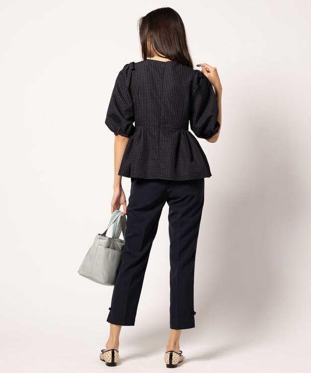 TOCCA 【洗える・消臭】BUTTERFLIES UTOPIA ブラウス ネイビー系