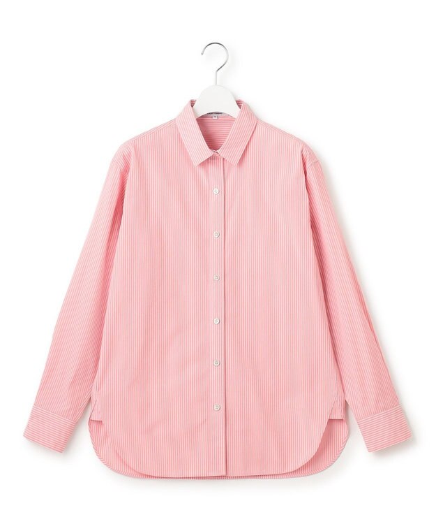 23区 S 【Oggi4月号掲載/洗える】CANCLINI ベーシック シャツ ピンクストライプ