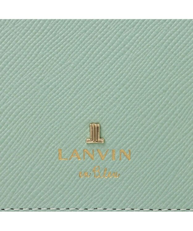 LANVIN en Bleu リュクサンブール 二つ折りコンパクト財布 ミント