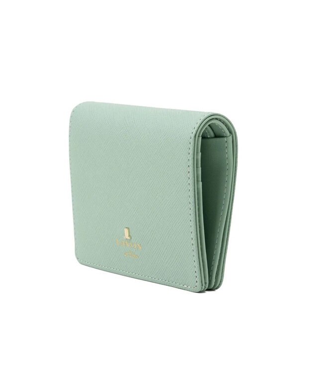 LANVIN en Bleu リュクサンブール 二つ折りコンパクト財布 ミント