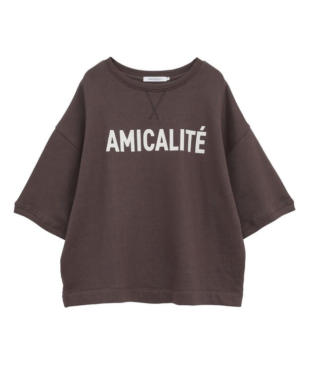 AMERICAN HOLIC アソートロゴルーズドルマンプルオーバー Brown