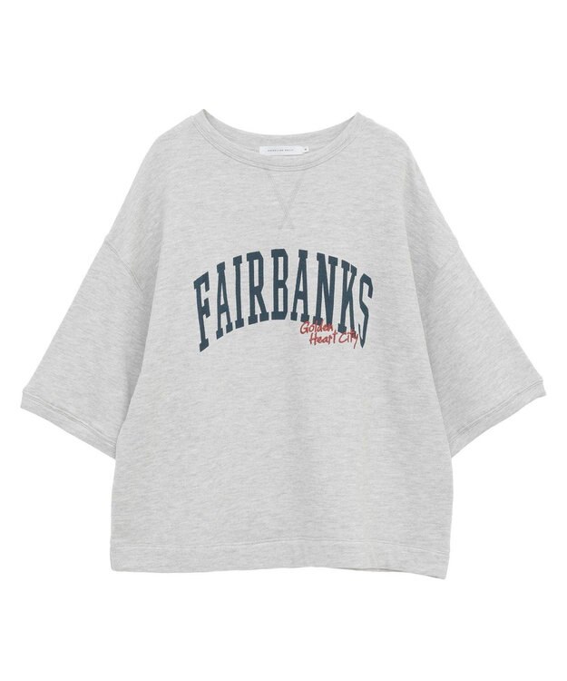 AMERICAN HOLIC アソートロゴルーズドルマンプルオーバー Oatmeal