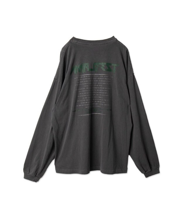 WEGO 【ユニセックス着用ITEM】ピグメントグラフィックT（LS） 柄2