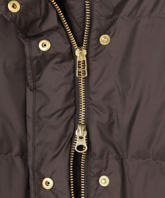 UNFILO L 【VERY掲載 / 自宅で洗濯OK / 軽量で暖かい】TAIONコラボ ショートダウン ブラウン