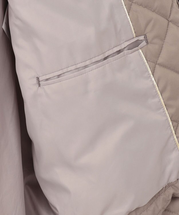 BEIGE， 【WEB限定】EIGER / キルトパーカー Mocha