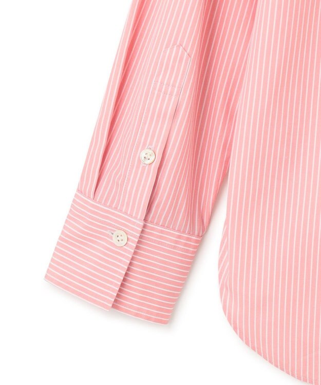 23区 S 【Oggi4月号掲載/洗える】CANCLINI ベーシック シャツ ピンクストライプ