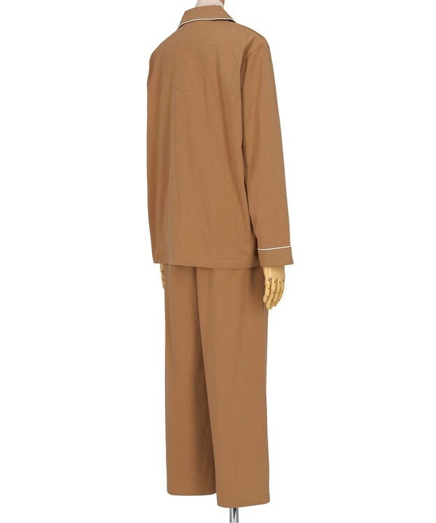 une nana cool 【綿100％】ハイゲージ天竺パジャマ　ＭＡＤＥ　ＷＩＴＨ　ＬＩＢＥＲＴＹ　ＦＡＢＲＩＣ BR