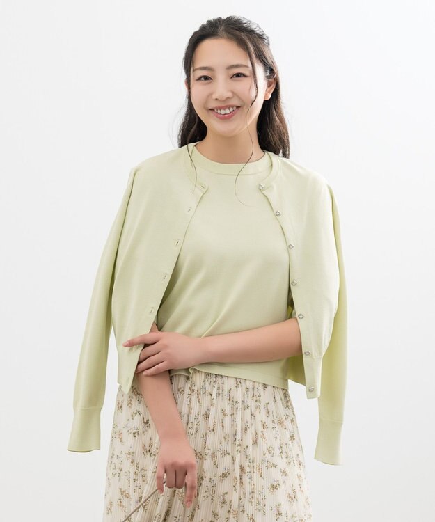 ONWARD Reuse Park 【組曲】ニット春夏 グリーン