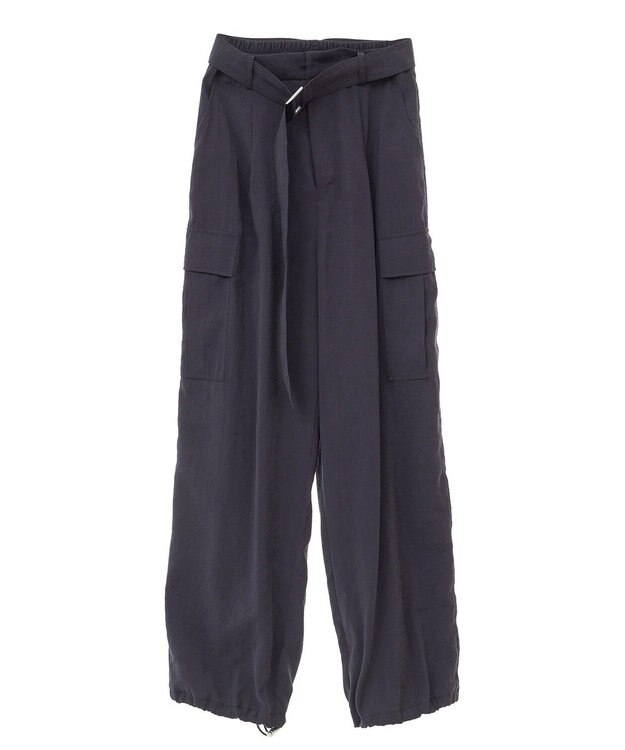 YECCA VECCA ベルテッドカーゴパンツ Navy