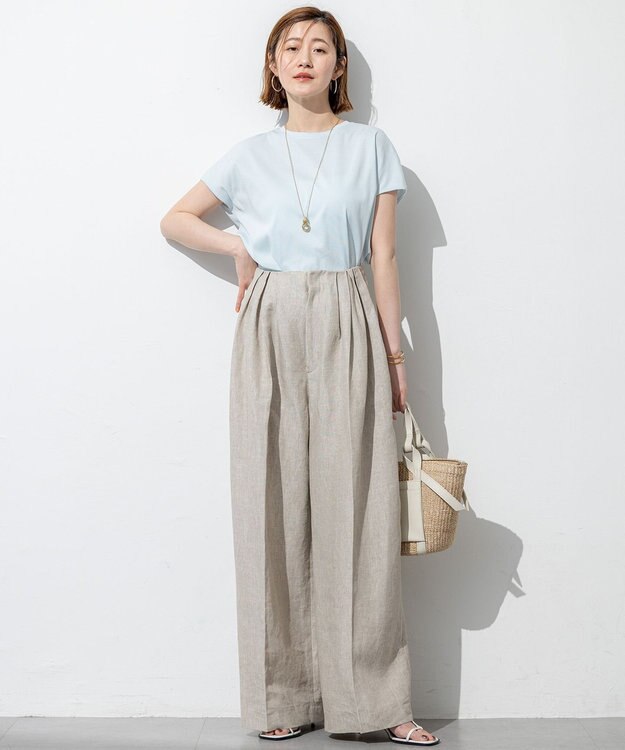 23区 【Oggi10月号掲載】ツインフープ トップ ネックレス ゴールド系