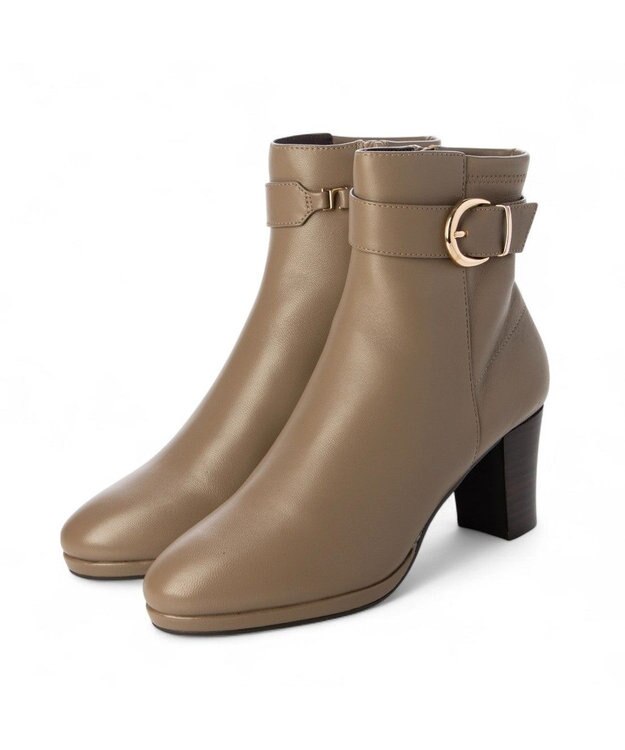 Riz raffinee <Riz raffinee>【2WAY】ベルト付ストームショートブーツ オーク