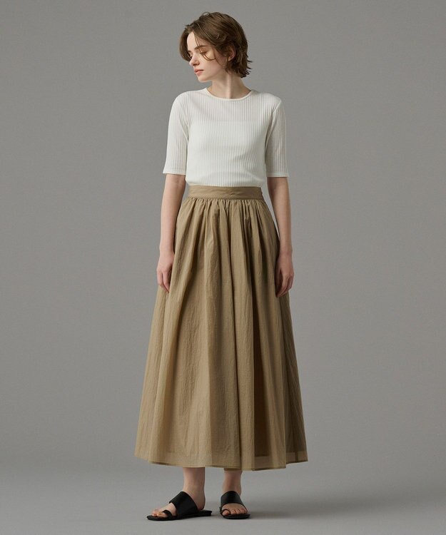 uncrave 【ご好評につき追加生産】コットンレーヨン リブカットソー（uncrave STANDARD） オフ