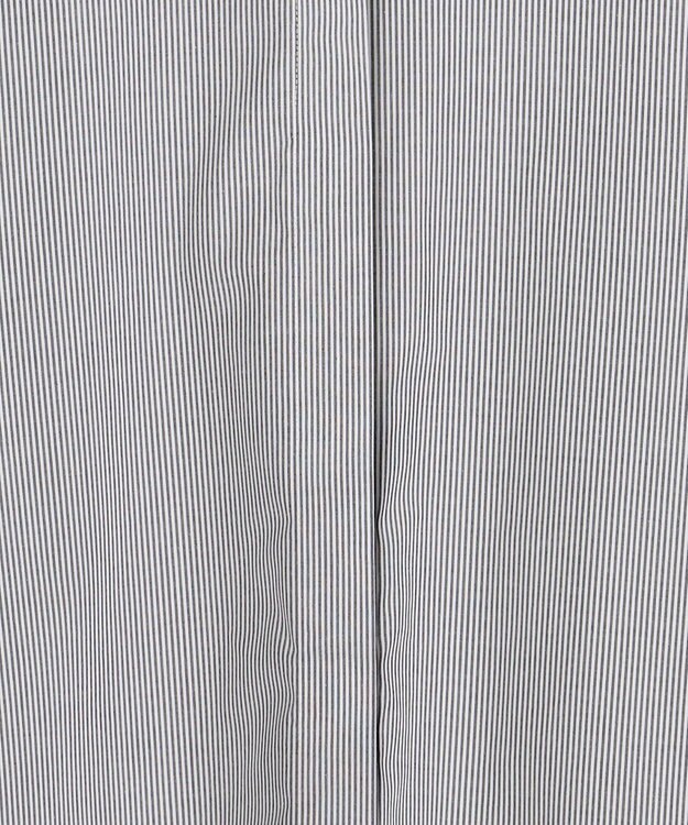 UNFILO 【新色追加】ボリュームスリーブ ブラウス モノトーンストライプ