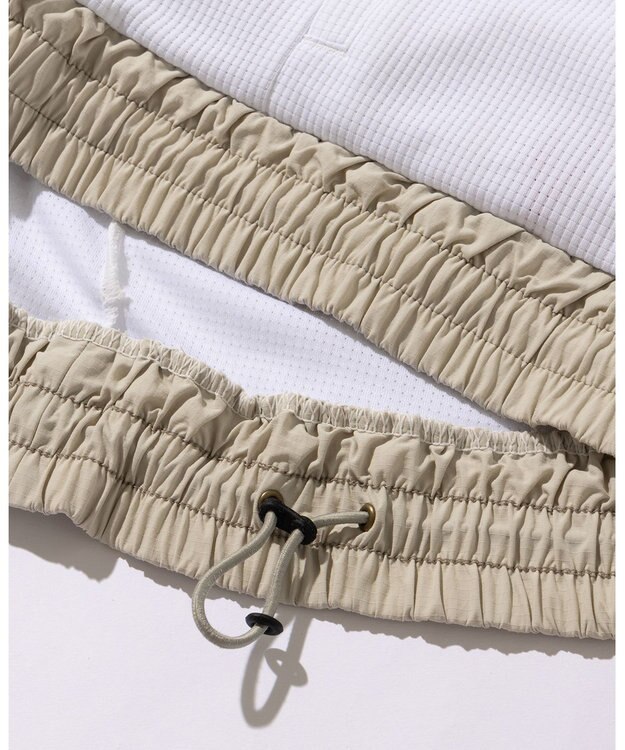 JOSEPH ABBOUD MOUNTAIN 【吸水速乾/通気性/ライナードッキング対応】ミズノコラボ DRY AEROFLOW パーカー ホワイト系