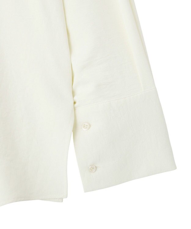 CRAFT STANDARD BOUTIQUE ＜セレモニー＞着脱可能/2WAYフリルカラーブラウス Off White