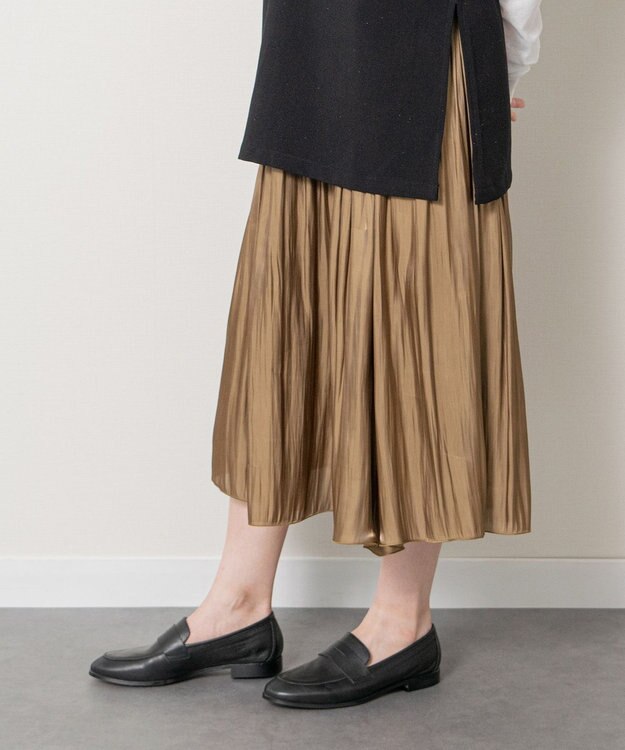 INTER-CHAUSSURES 【ANGEL ALARCON】ラウンドトウベーシックローファー ブラック