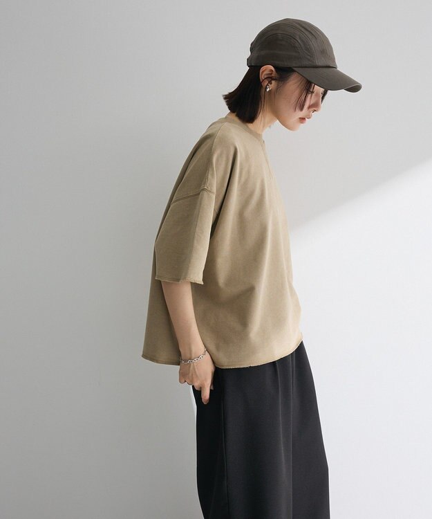 Green Parks ・ＳＵＧＡＲ　ＳＰＯＯＮ　スウェットＴＥＥ Dark Beige