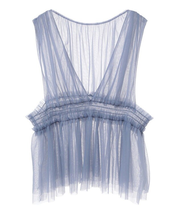 Green Parks ・ＥＬＥＮＣＡＲＥ　ＤＵＥ　チュールシャーリングビスチ Blue