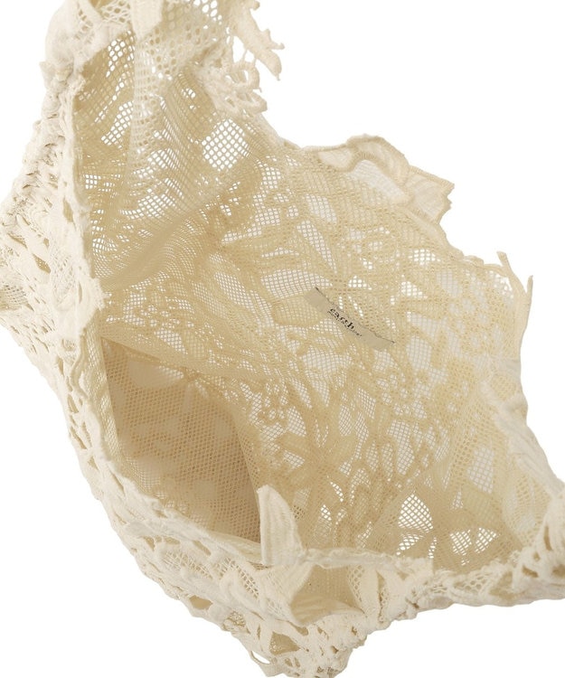 earth music&ecology レースバッグ Ivory