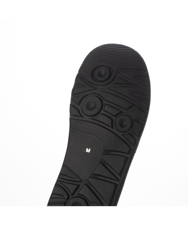 ing <ing>【サスティナブル】レースアップスリッポン ブラック