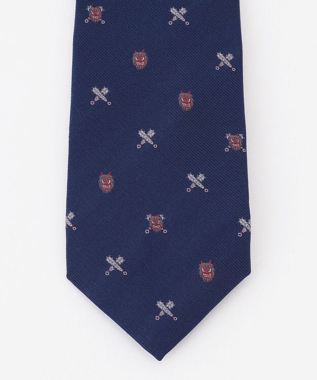J.PRESS MEN 【J.PRESS JOKE TIE COLLECTION】鬼に金棒 ネイビー系7
