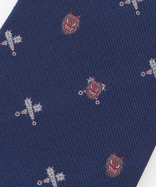 J.PRESS MEN 【J.PRESS JOKE TIE COLLECTION】鬼に金棒 ネイビー系7