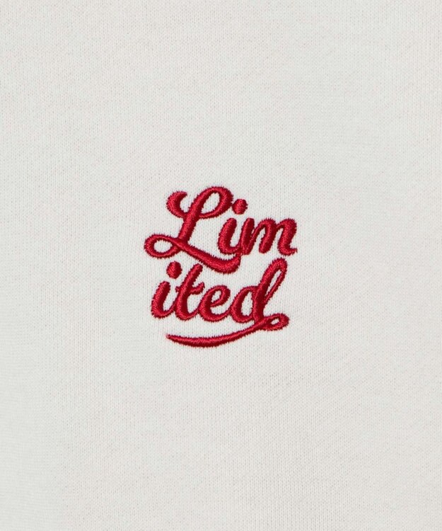 WEGO 【新色追加】ドロストデザインハーフZIPスウェット オフホワイト