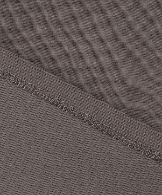 ANY L 【シワになりにくい】ダブルフレアスリーブカットソー ブラウン