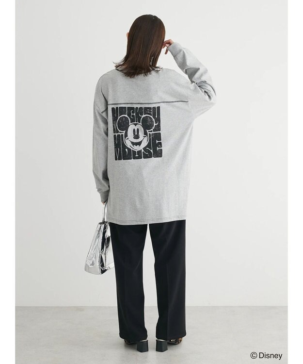 Green Parks Ｄｉｓｎｅｙ／配色ステッチチュニックII Gray Mixture