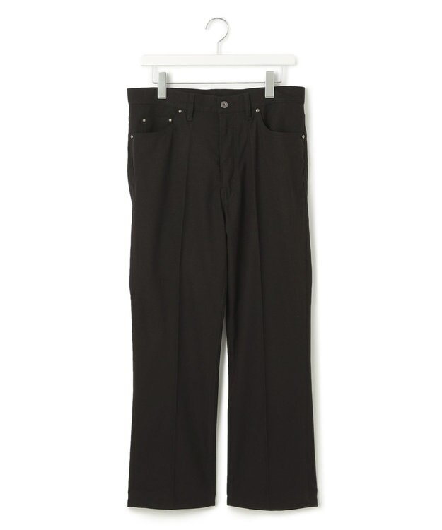 J.PRESS YORK STREET 【UNISEX】5ポケットスタプレツイル パンツ ブラック系