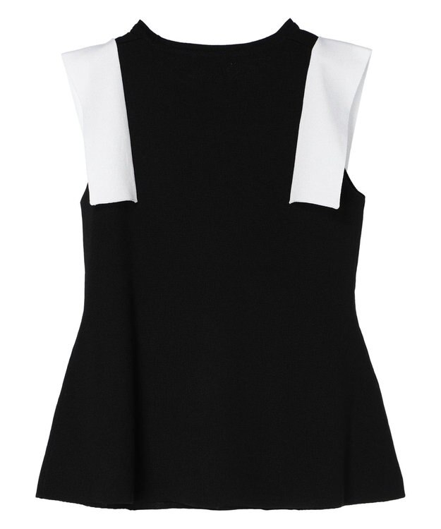 Green Parks ミラノリブノースリーブニットプルオーバー B