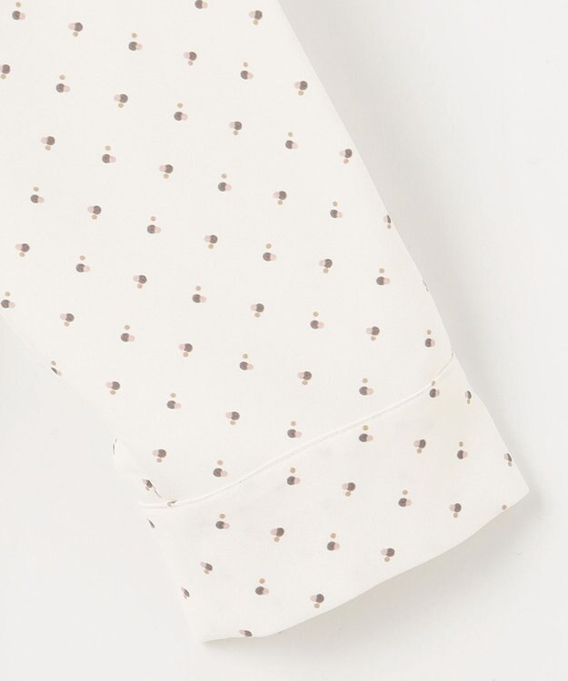 ANY SIS L 【洗える】ラッフルボウ ブラウス オフベース