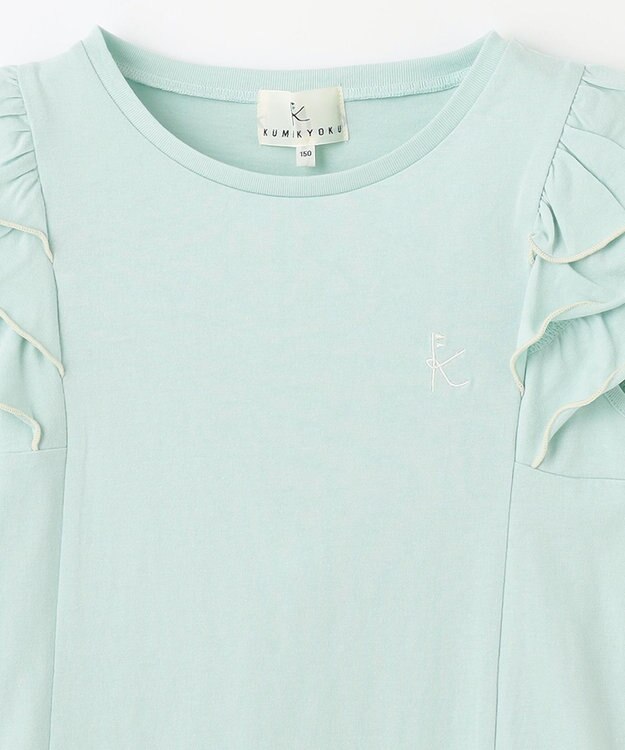 組曲 KIDS 【150-160㎝】メローメロー Tシャツ ミントグリーン系