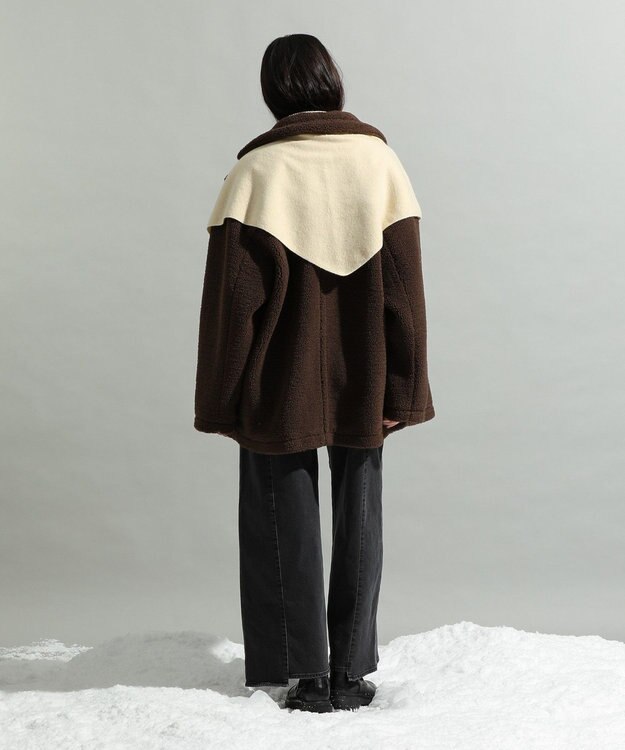 CRAFT STANDARD BOUTIQUE ダブルボアミディコート Brown
