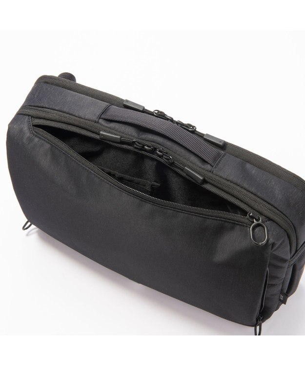 ACE BAGS & LUGGAGE ace. エース ハンスリーSDH ショルダーバッグ ボディバッグ B5ファイル 杢調生地  67791 ブラック