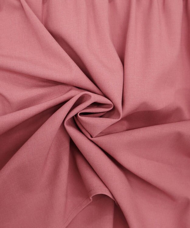 Tiaclasse 【洗える】ギャザーヘムフレアワンピース ピンク