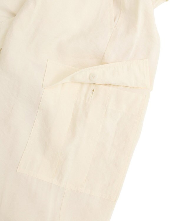 YECCA VECCA ベルテッドカーゴパンツ Ivory