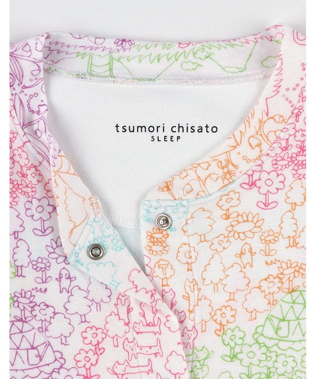 tsumori chisato SLEEP ツモリチサト パジャマ 長袖 長ズボン 綿100%(本体) 接結天竺素材 レディース UDX503 /ワコール ピンク