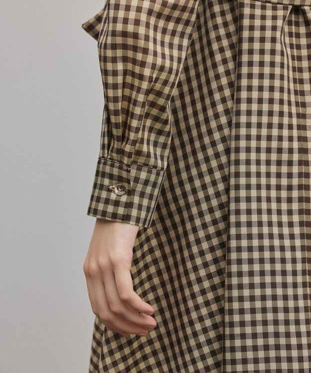 GRACE CONTINENTAL カシュクールバルーンワンピース ブラウン