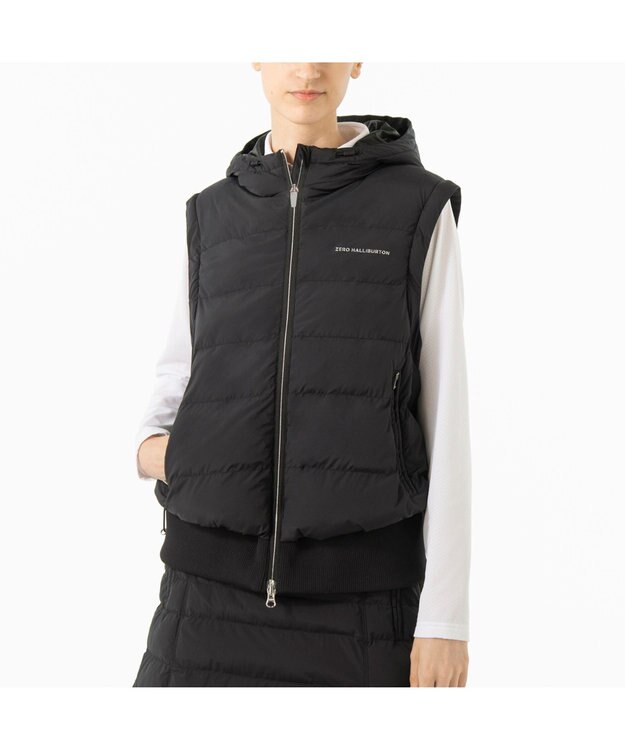 ZERO HALLIBURTON 【袖着脱可能】 2WAY 中綿アウター ZHG-W5A2a 85133 ブラック