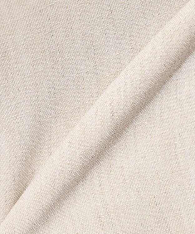 JOSEPH ABBOUD 【キングサイズ・清涼/ストレッチ】ストレッチリネンシャンブレー ジャケット アイボリー系