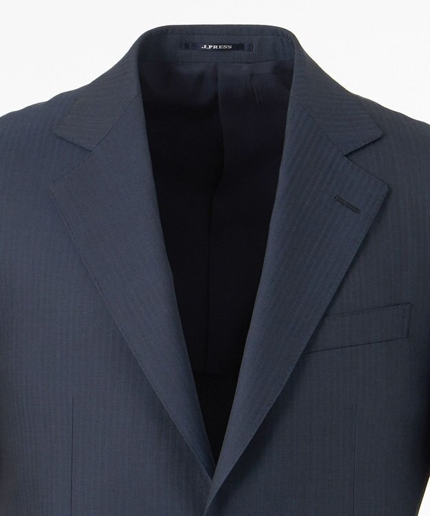 J.PRESS MEN 【ESSENTIAL CLOTHING】インディゴルック マイクロヘリンボーン スーツ ダルブルー系1