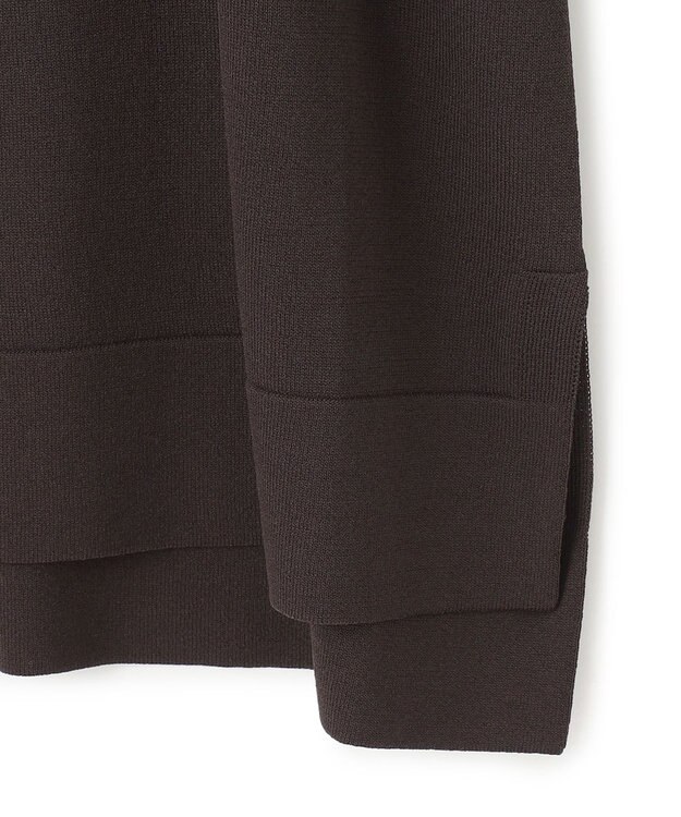 UNFILO スゴ機能 ハーフスリーブニットT ブラウン