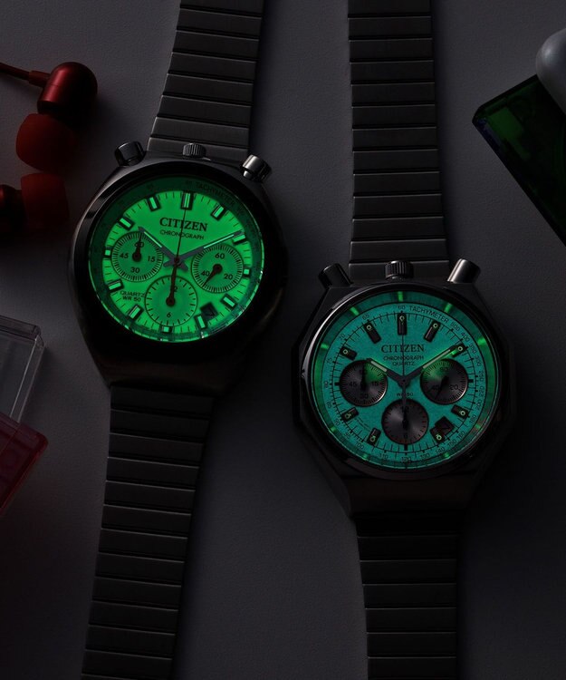 CITIZEN 【PLAYGROUND Edition 特定店限定モデル】ツノクロノカスタム 数量限定 AN3700-89Z シルバー