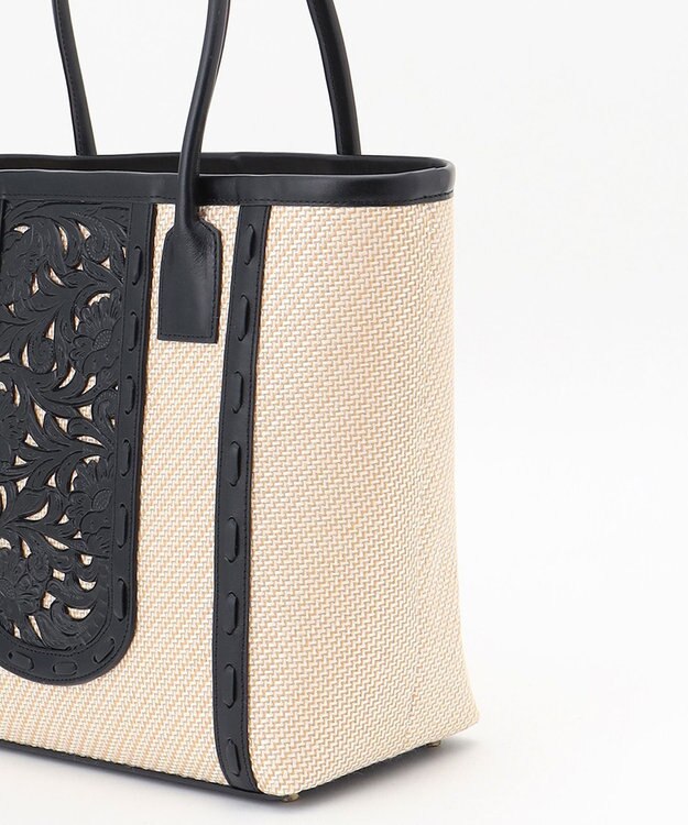 GRACE CONTINENTAL Jute-likeToteBag ブラック