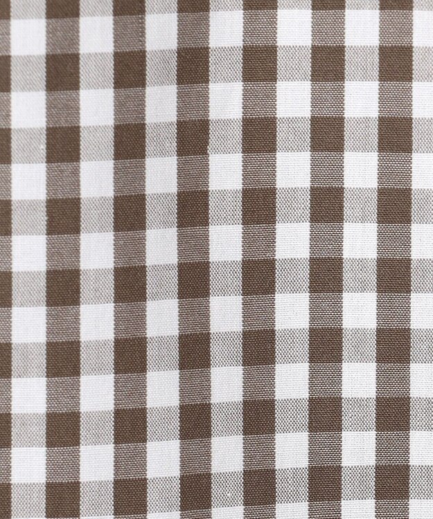 J.PRESS LADIES L 【WEB限定カラーあり】コンパクトエステネージュ スキッパー ブラウス ブラウンギンガム系