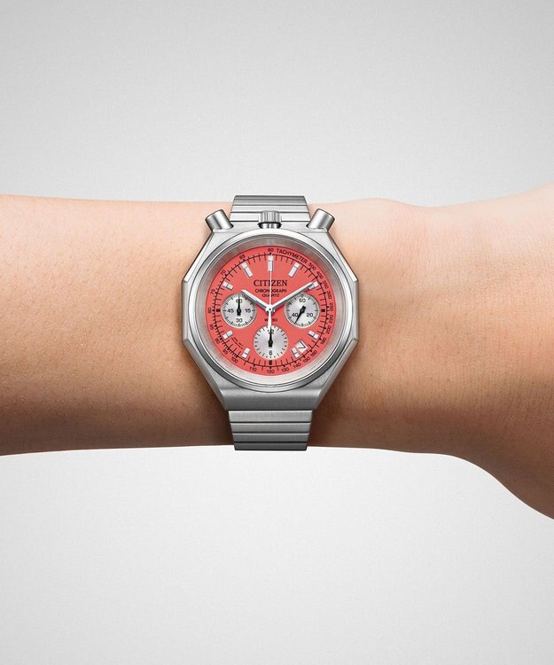 CITIZEN 【PLAYGROUND Edition 特定店限定モデル】ツノクロノカスタム 数量限定 AN3700-89Z シルバー